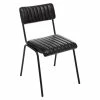 Chaise Noir Dario En Cuir Atmosphera 2 Chaise Noir Dario En Cuir Atmosphera -Ledepot-bailleul Soldes Magasin chaise noir dario en cuir atmosphera