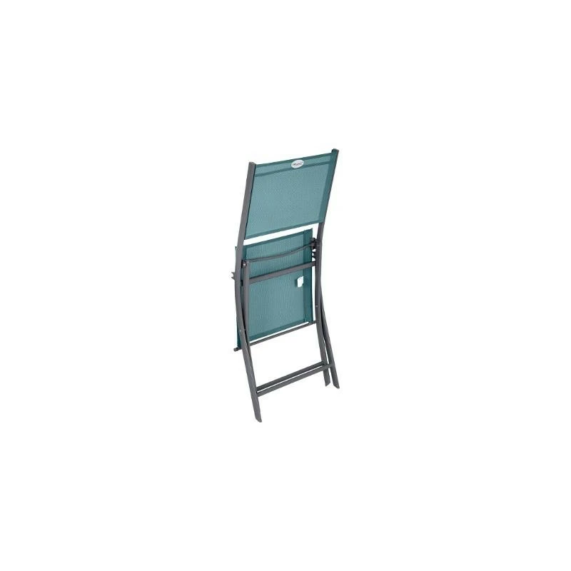 Chaise pliante Modula bleu canard/graphite Hespéride Chaise Pliante Modula Bleu Canard/graphite Hespéride -Ledepot-bailleul Soldes Magasin chaise pliante exterieur modula bleu canardgraphite hesperide 1