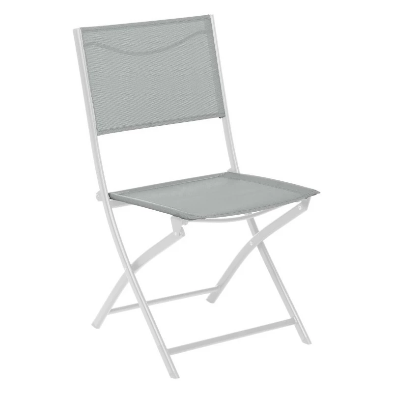 Chaise pliante Modula galet/blanc Hespéride Chaise Pliante Modula Galet/blanc Hespéride -Ledepot-bailleul Soldes Magasin chaise pliante modula galet blanc hesperide