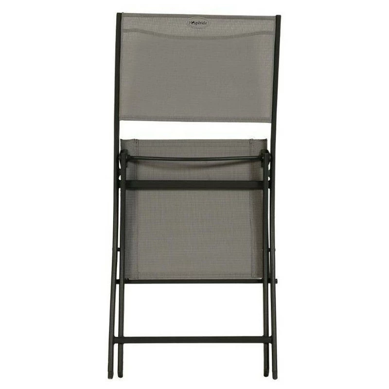 Chaise pliante Modula galet/graphite Hespéride Chaise Pliante Modula Galet/graphite Hespéride -Ledepot-bailleul Soldes Magasin chaise pliante modula hesperide galet graphite 1