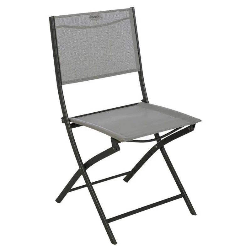 Chaise pliante Modula galet/graphite Hespéride Chaise Pliante Modula Galet/graphite Hespéride -Ledepot-bailleul Soldes Magasin chaise pliante modula hesperide galet graphite