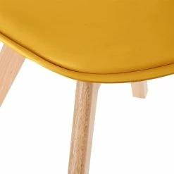 Chaise Salle Manger Baya Jaune Atmosphera -Ledepot-bailleul Soldes Magasin chaise salle manger baya jaune atmosphera 2