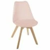 Chaise Salle Manger Baya Rose Poudré Atmosphera -Ledepot-bailleul Soldes Magasin chaise salle manger baya rose poudre atmosphera