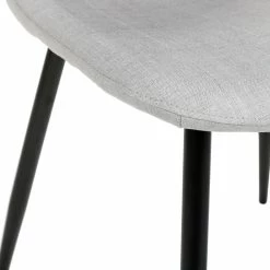 Chaise Tissu Et Métal Tyka Gris Atmosphera -Ledepot-bailleul Soldes Magasin chaise tissu et metal tyka gris atmosphera 2