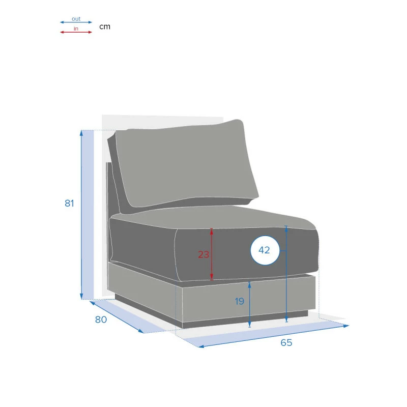 Chauffeuse 1 place pour salon Allure graphite Hespéride Chauffeuse 1 Place Pour Salon Allure Graphite Hespéride -Ledepot-bailleul Soldes Magasin chauffeuse 1 place pour salon allure graphite hesperide 1 3