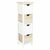 Chiffonnier 4 Tiroirs Chic Naturel Et Blanc 1 Chiffonnier 4 Tiroirs Chic Naturel Et Blanc -Ledepot-bailleul Soldes Magasin chiffonnier 4 tiroirs chic naturel et blanc