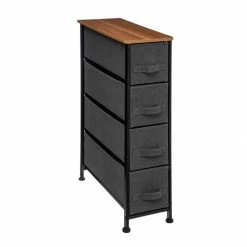 Chiffonnier 4 Tiroirs Gris Foncé 5Five