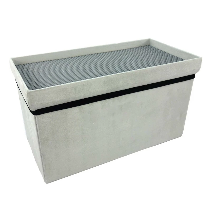Coffre blanc pliable gris compatible briques Coffre Blanc Pliable Gris Compatible Briques -Ledepot-bailleul Soldes Magasin coffre blanc pliable gris compatible briques 1 2