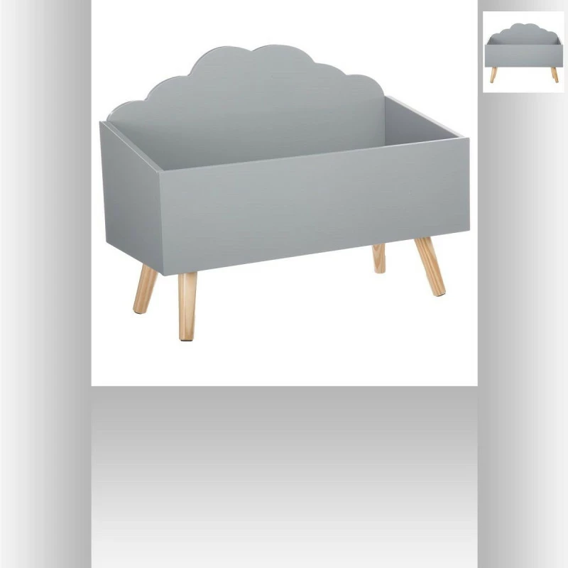 Coffre de rangement nuage gris Atmosphéra ATMOSPHERA Coffre De Rangement Nuage Gris Atmosphéra -Ledepot-bailleul Soldes Magasin coffre de rangement nuage gris atmosphera 1