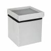 Coffre Pouf Pliable Gris Compatible Briques -Ledepot-bailleul Soldes Magasin coffre pouf pliable gris compatible briques
