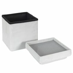 Coffre Pouf Pliable Gris Compatible Briques 7 Coffre Pouf Pliable Gris Compatible Briques -Ledepot-bailleul Soldes Magasin coffre pouf pliable gris compatible briques 5