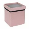 Coffre Pouf Pliable Rose Compatible Briques -Ledepot-bailleul Soldes Magasin coffre pouf pliable rose compatible briques