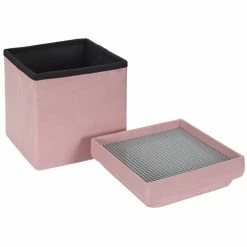 Coffre Pouf Pliable Rose Compatible Briques 5 Coffre Pouf Pliable Rose Compatible Briques -Ledepot-bailleul Soldes Magasin coffre pouf pliable rose compatible briques 1 3