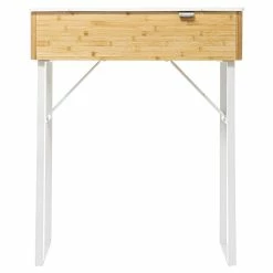 Coiffeuse En Bambou Levia Blanc 5Five 5 Coiffeuse En Bambou Levia Blanc 5Five -Ledepot-bailleul Soldes Magasin coiffeuse en bambou levia blanc 5five 3