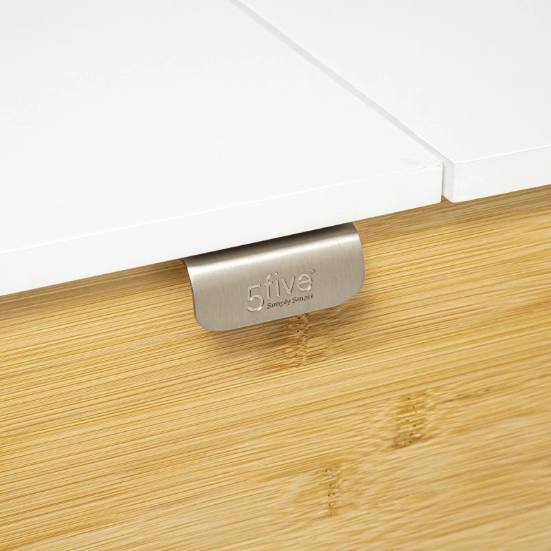 Coiffeuse en bambou Levia blanc 5Five Coiffeuse En Bambou Levia Blanc 5Five -Ledepot-bailleul Soldes Magasin coiffeuse en bambou levia blanc 5five 4