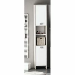 Demeyere Colonne 2 Portes HONOLULU Blanc/chêne Champagne 4 Demeyere Colonne 2 Portes HONOLULU Blanc/chêne Champagne -Ledepot-bailleul Soldes Magasin colonne 2 portes honolulu blanc chene champagne 2