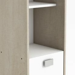 Demeyere Colonne 2 Portes HONOLULU Blanc/chêne Champagne 6 Demeyere Colonne 2 Portes HONOLULU Blanc/chêne Champagne -Ledepot-bailleul Soldes Magasin colonne 2 portes honolulu blanc chene champagne 4