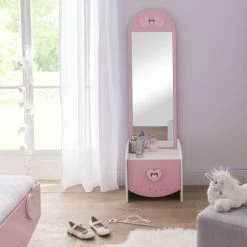 Demeyere Commode Enfant Coiffeuse Anastasia Blanche Et Rose 4 Demeyere Commode Enfant Coiffeuse Anastasia Blanche Et Rose -Ledepot-bailleul Soldes Magasin commmode enfant coiffeuse mulan blanche et rose 2