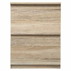 Chevet 2 Tiroirs 38 Cm Dolo Naturel 5five -Ledepot-bailleul Soldes Magasin commode 2 tiroirs 38 cm naturel 5five 2