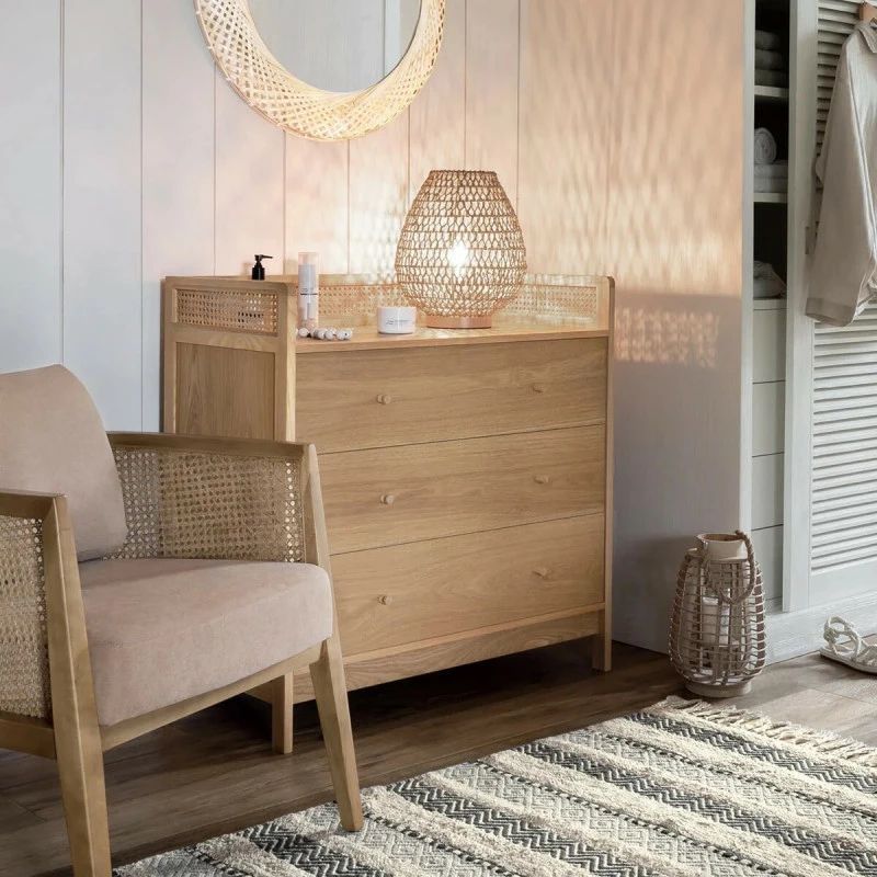 Commode 3 tiroirs cannage Arty Atmosphera Commode 3 Tiroirs Cannage Arty Atmosphera -Ledepot-bailleul Soldes Magasin commode 3 tiroirs cannage arty atmosphera 3