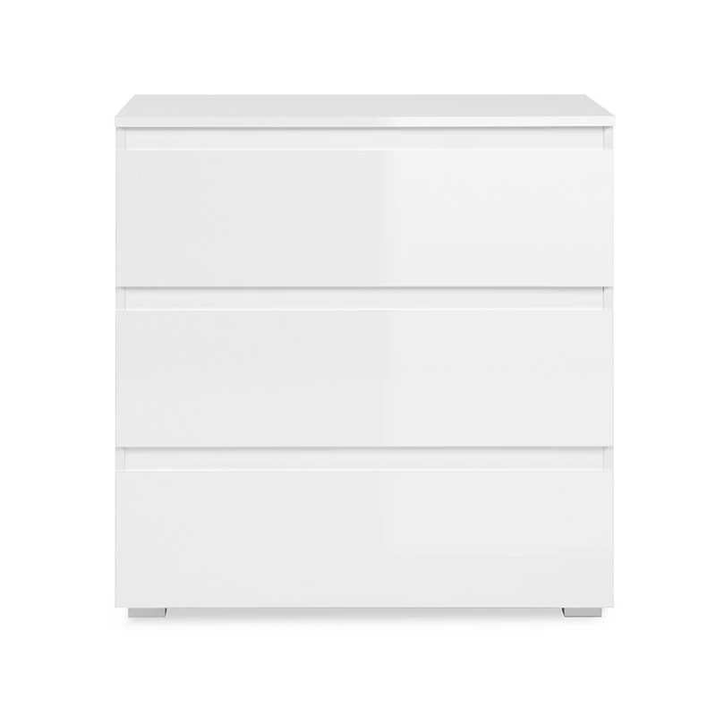 Commode 3 tiroirs Capetown blanc Commode 3 Tiroirs Capetown Blanc -Ledepot-bailleul Soldes Magasin commode 3 tiroirs capetown blanc 4