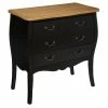 Commode 3 Tiroirs Chrysa Noire Atmosphera 1 Commode 3 Tiroirs Chrysa Noire Atmosphera -Ledepot-bailleul Soldes Magasin commode 3 tiroirs chrysa noire atmosphera