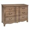 Commode 3 Tiroirs Hiver En Bois Atmosphera -Ledepot-bailleul Soldes Magasin commode 3 tiroirs hiver en bois atmosphera