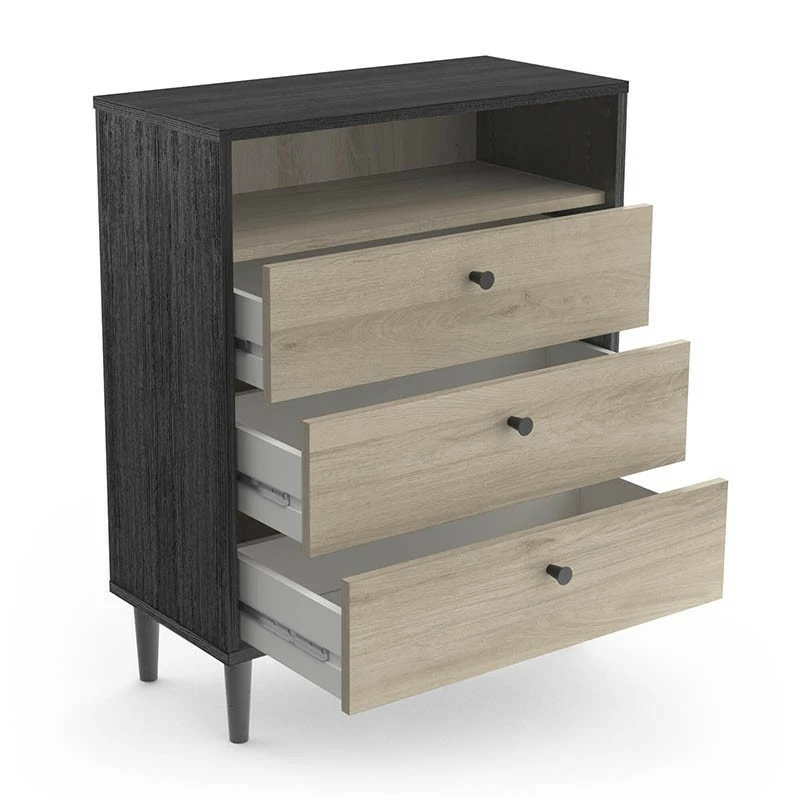 Commode 3 tiroirs industriel Arty Demeyere Commode 3 Tiroirs Industriel Arty -Ledepot-bailleul Soldes Magasin commode 3 tiroirs industriel arty 3