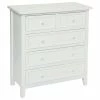 Commode Charme 5 Tiroirs Blanc Atmosphera -Ledepot-bailleul Soldes Magasin commode charme 5 tiroirs blanc