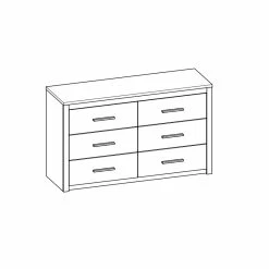 Demeyere Commode Kansas 6 Tiroirs 4 Demeyere Commode Kansas 6 Tiroirs -Ledepot-bailleul Soldes Magasin commode colorado 6 tiroirs 2