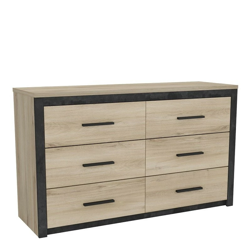 Commode Kansas 6 tiroirs Demeyere Commode Kansas 6 Tiroirs -Ledepot-bailleul Soldes Magasin commode colorado 6 tiroirs