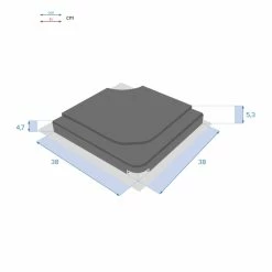 Dalle Pour Parasol 15 Kg Béton Stacio Ardoise Hespéride 4 Dalle Pour Parasol 15 Kg Béton Stacio Ardoise Hespéride -Ledepot-bailleul Soldes Magasin dalle pour parasol 15 kg beton stacio ardoise hesperide 1 2