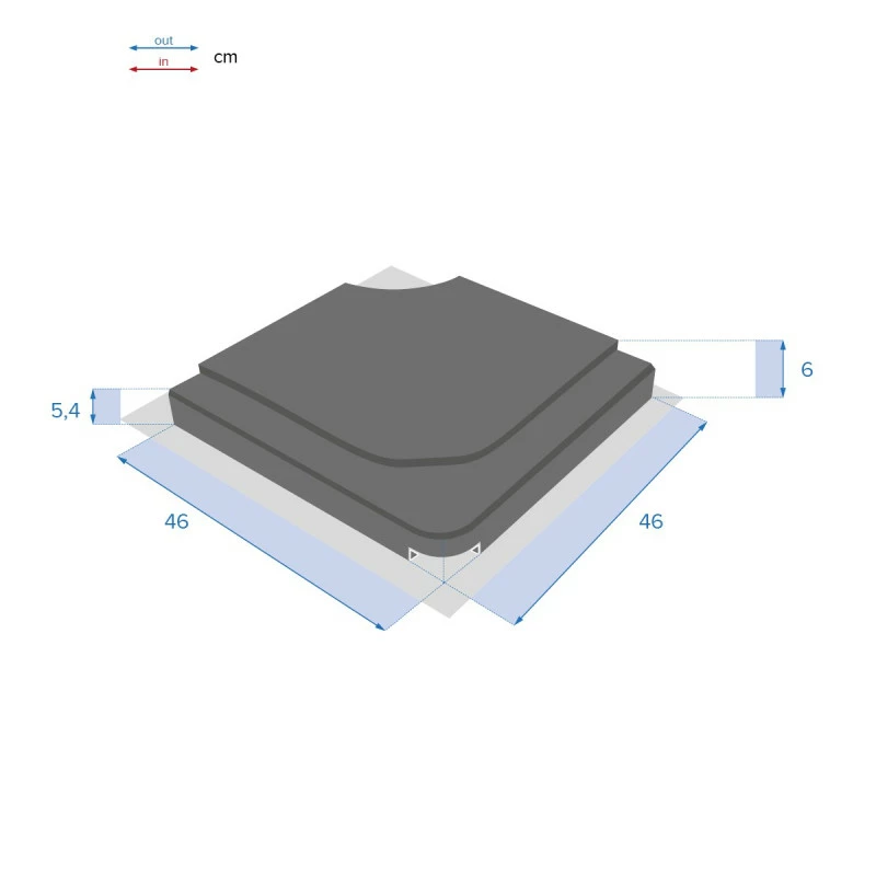 Dalle pour parasol 25 kg béton Stacio ardoise Hespéride Dalle Pour Parasol 25 Kg Béton Stacio Ardoise Hespéride -Ledepot-bailleul Soldes Magasin dalle pour parasol 25 kg beton stacio ardoise hesperide 1 2