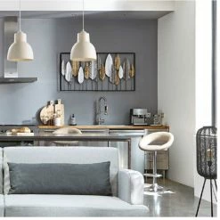 Déco Murale 135 Cm Plumes Métal Atmosphera 4 Déco Murale 135 Cm Plumes Métal Atmosphera -Ledepot-bailleul Soldes Magasin deco murale 134 cm plumes metal atmosphera 2