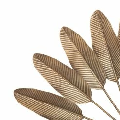 Déco Murale Métal 112x74 Feuilles Dorées Atmosphera 4 Déco Murale Métal 112x74 Feuilles Dorées Atmosphera -Ledepot-bailleul Soldes Magasin deco murale metal 112x74 feuilles dorees atmosphera 2