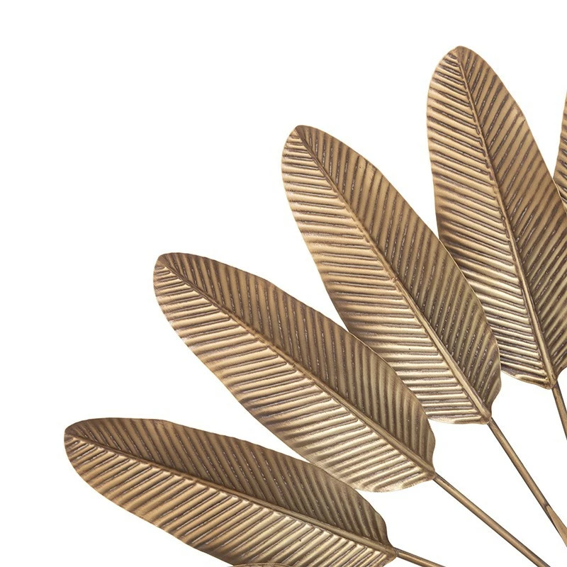 Déco murale métal 112x74 feuilles dorées Atmosphera Déco Murale Métal 112x74 Feuilles Dorées Atmosphera -Ledepot-bailleul Soldes Magasin deco murale metal 112x74 feuilles dorees atmosphera 2