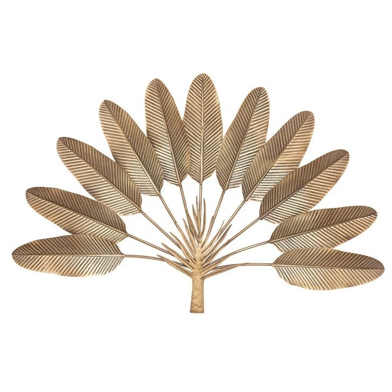 Déco murale métal 112x74 feuilles dorées Atmosphera Déco Murale Métal 112x74 Feuilles Dorées Atmosphera -Ledepot-bailleul Soldes Magasin deco murale metal 112x74 feuilles dorees atmosphera