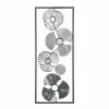 Déco Murale Métal Fleur Argent 25x61 Atmosphera -Ledepot-bailleul Soldes Magasin deco murale metal fleur argent 25x61 atmosphera