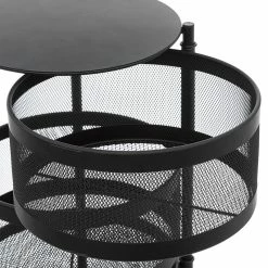 Desserte 4 Paniers Métal Noir Mayaj 5Five -Ledepot-bailleul Soldes Magasin desserte 4 paniers metal noir mayaj 5five 2