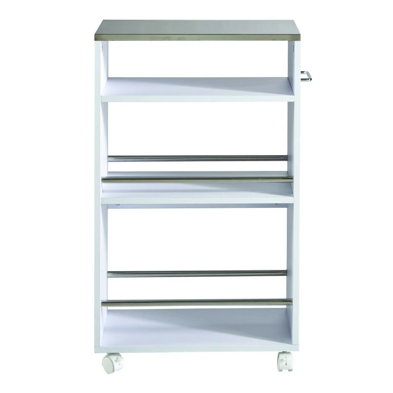 Desserte de cuisine Coffee blanc Demeyere Desserte De Cuisine Coffee Blanc -Ledepot-bailleul Soldes Magasin desserte cuisine cafe blanc 3