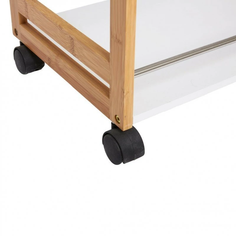 Desserte de cuisine bambou blanc Desserte De Cuisine Bambou Blanc -Ledepot-bailleul Soldes Magasin desserte de cuisine bambou 2