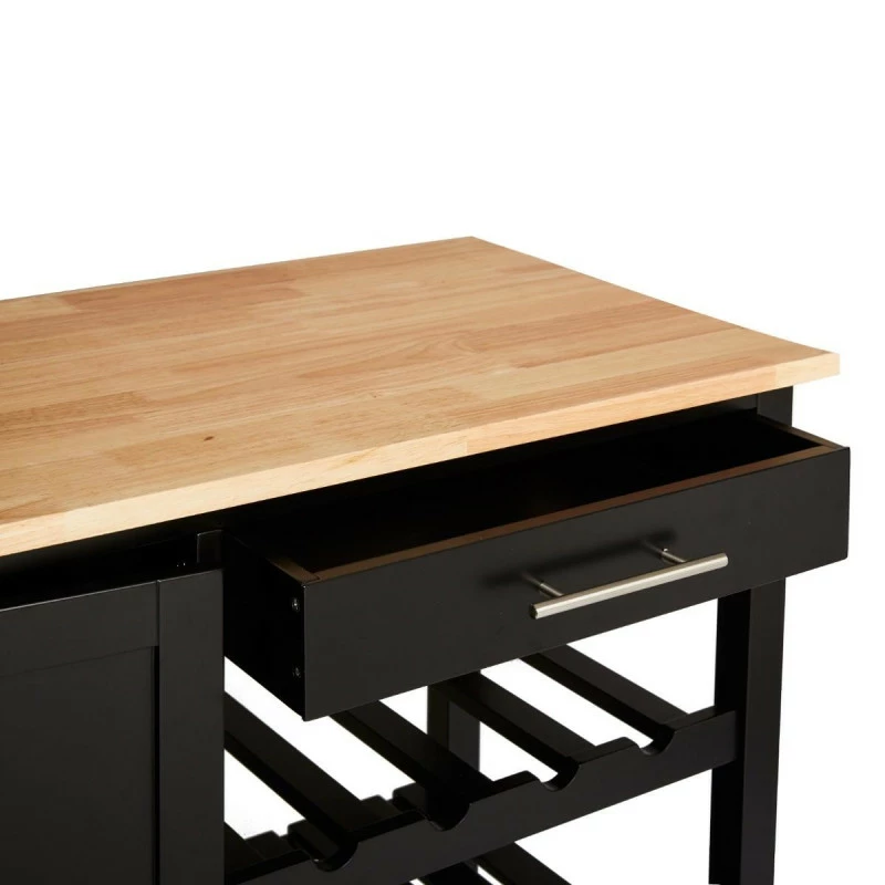 Desserte de cuisine noire modèle CLAUDE GM Atmosphera Desserte De Cuisine Noire Modèle CLAUDE GM Atmosphera -Ledepot-bailleul Soldes Magasin desserte de cuisine noire modele claude gm 1