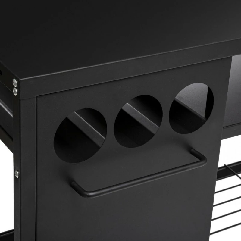 Desserte de plancha extérieure noire Neka Desserte De Plancha Extérieure Noire Neka -Ledepot-bailleul Soldes Magasin desserte de plancha exterieure noire neka 2