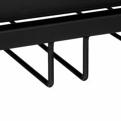 Desserte En Métal Et Verre Noir Noam 5Five -Ledepot-bailleul Soldes Magasin desserte en metal et verre noir noam 5five 2