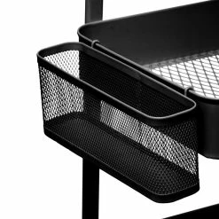 Desserte Métal Noir Roulettes 52 Cm 5five -Ledepot-bailleul Soldes Magasin desserte metal noir roulettes 52 cm 5five 2