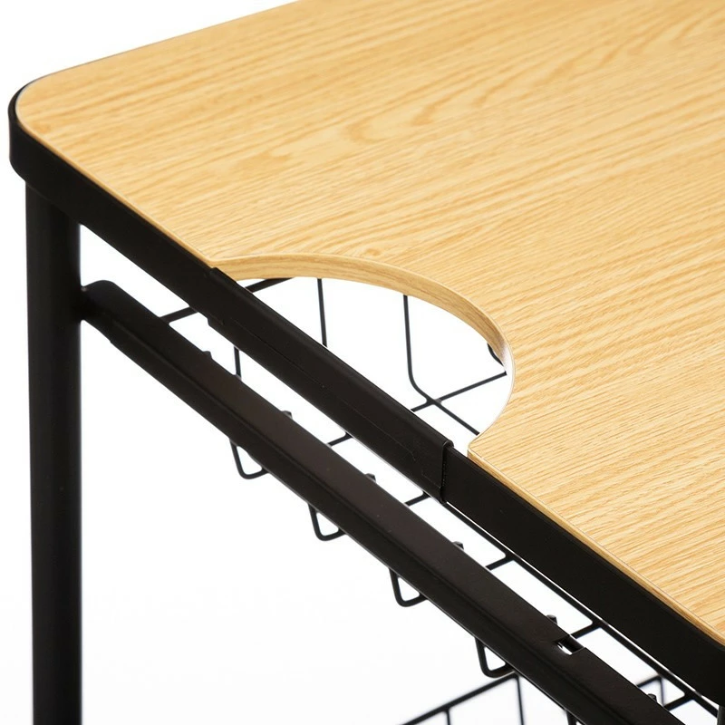 Desserte paniers métal et planche amovible 5Five Desserte Paniers Métal Et Planche Amovible 5Five -Ledepot-bailleul Soldes Magasin desserte paniers metal et planche amovible 5five 1