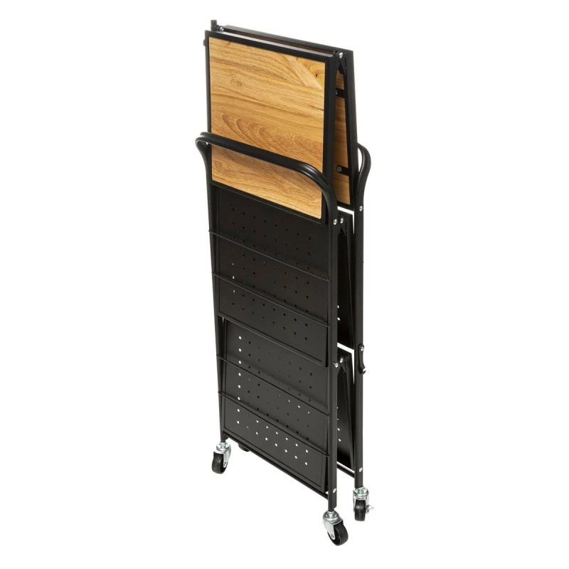 Desserte pliable métal et bois 5Five Desserte Pliable Métal Et Bois 5Five -Ledepot-bailleul Soldes Magasin desserte pliable metal et bois 5five 5
