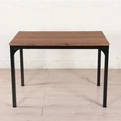 Ensemble Table + 4 Chaises Métal Et Effet Bois 4 Ensemble Table + 4 Chaises Métal Et Effet Bois -Ledepot-bailleul Soldes Magasin ensemble table 4 chaises metal et effet bois 1