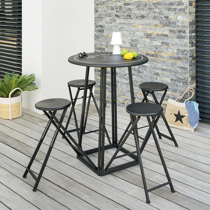 Ensemble table haute et 4 tabourets ext Atmosphera Ensemble Table Haute Et 4 Tabourets Ext Atmosphera -Ledepot-bailleul Soldes Magasin ensemble table haute et 4 tabourets ext atmosphera 1