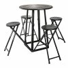 Ensemble Table Haute Et 4 Tabourets Ext Atmosphera 2 Ensemble Table Haute Et 4 Tabourets Ext Atmosphera -Ledepot-bailleul Soldes Magasin ensemble table haute et 4 tabourets ext atmosphera